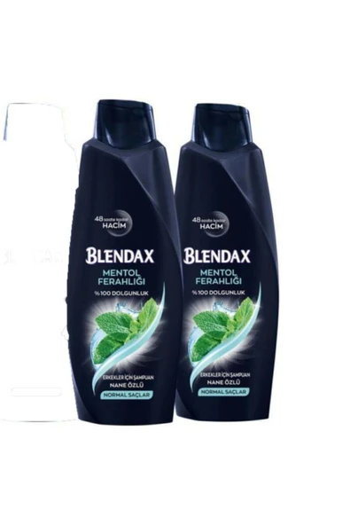 Erkekler Için Mentollü Şampuan 500 Ml X 2 Adet ürün görseli 1