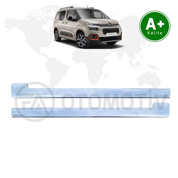 Citroen Berlingo Krom Sürgü Çıtası 2 Parça 2019 Model ve Sonrası ürün görseli 1