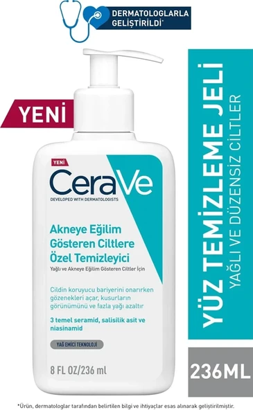 CeraVe Akneye Eğilim Gösteren Ciltlere Özel Temizleyici ürün görseli 1