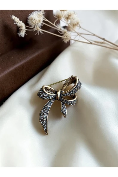 Fiyonk Figürlü İğne Yaka Broş - Resim 9