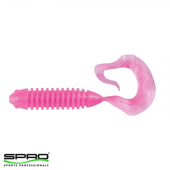 SPRO Wave Tail Grub 3" Pearl Pink Balık Yemi ürün görseli 1