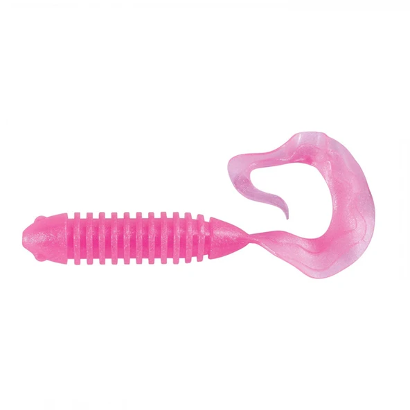 SPRO Wave Tail Grub 3" Pearl Pink Balık Yemi - Resim 2