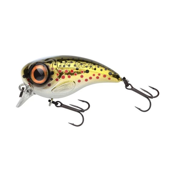 SPRO Fat Irıs 4CM 5,3G Brown Trout Sert Yem - Resim 2