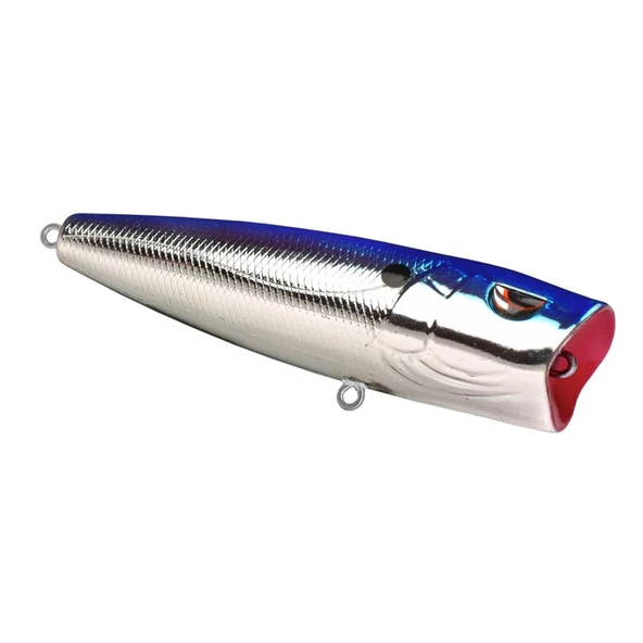 SPRO E POP 80 Chrome Blue Sert Balık Yemi - Resim 2