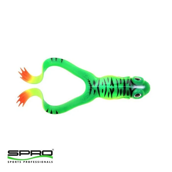 SPRO Iris The Frog 10Cm Silikon Yem UV Firetiger ürün görseli 1