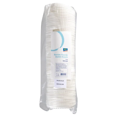aro Soğuk Kapak Delikli 100 Lü 9Oz 5'li Avantaj Paketi ürün görseli 1