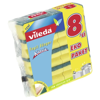 vileda Sünger 8Li Düz 6'li Avantaj Paketi ürün görseli 1