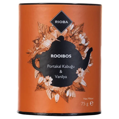RIOBA Rooibos Çay 75 G Portakal Kabuğu&Vanilya 6'li Avantaj Paketi ürün görseli 1