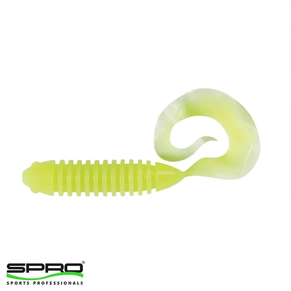 SPRO Wave Tail Grub 3" Carzy Chart Balık Yemi ürün görseli 1