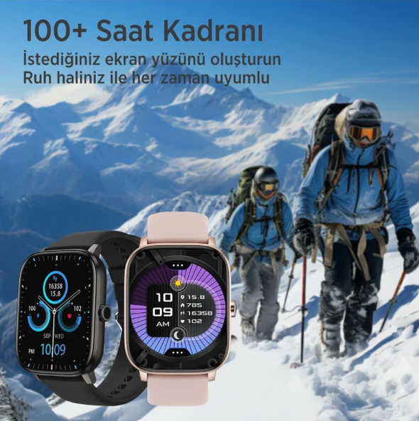 Bix SW03 Siyah Akıllı Saat - Resim 8