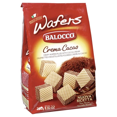 Balocco Gofret 250G Kakao - Çıtır Gofret Arasında Fındık Kreması 5'li Avantaj Paketi ürün görseli 1