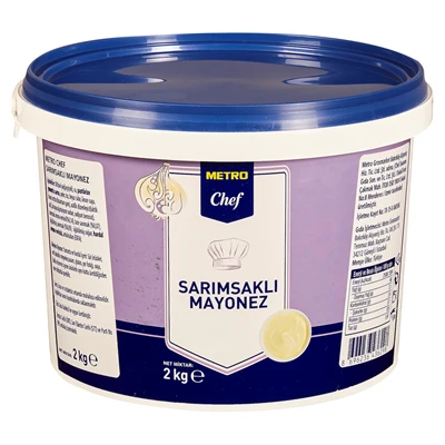 METRO Chef Sarımsaklı Mayonez 2 Kg 2'li Ekonomik Paket ürün görseli 1