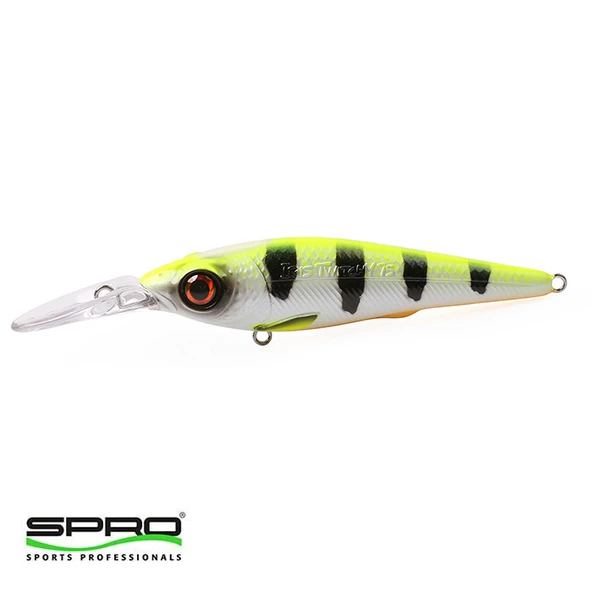 SPRO Iris Twitchy HL Hot Perch 7,5CM 8,5G Sert Yem ürün görseli 1