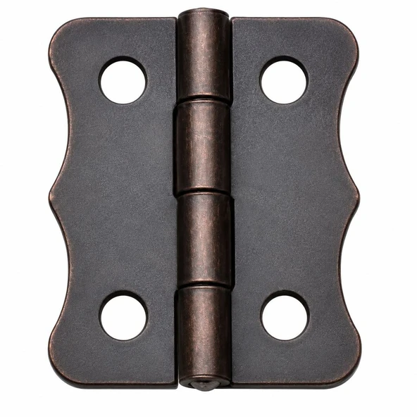 Antik Bakır 100 Adet Papatya Menteşe Düz 30x23 mm - Dekoratif Çerçeve Fener Kutu Menteşesi ürün görseli 1