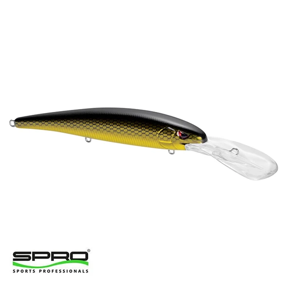 SPRO Madeye Minnow 120 Black Back Gold Sert Yem ürün görseli 1