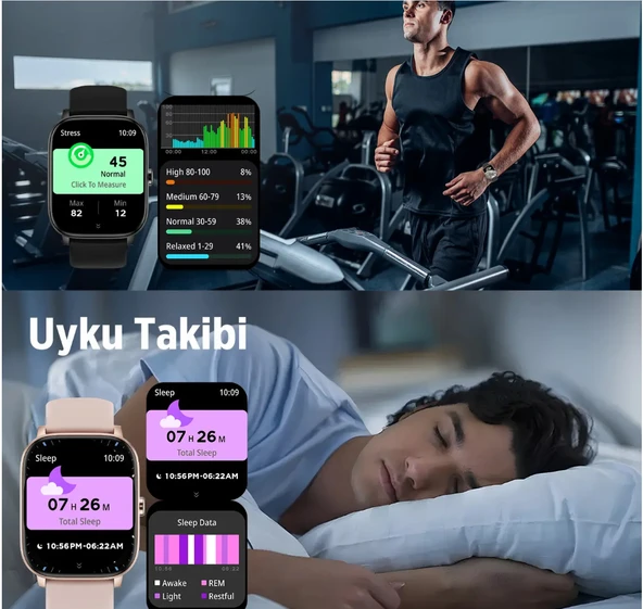 Bix SW03 Siyah Akıllı Saat - Resim 2