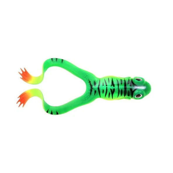 SPRO Iris The Frog 10Cm Silikon Yem UV Firetiger - Resim 2