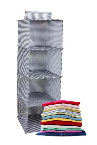 4 Gözlü Dolap Organizer Zebra Model ürün görseli 1