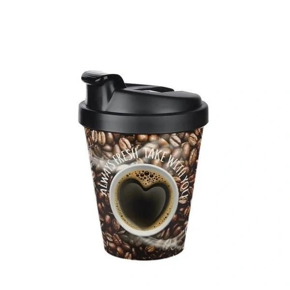 Kahve Bardağı - Termoslu 400ml - 13,5 Oz - Resim 5