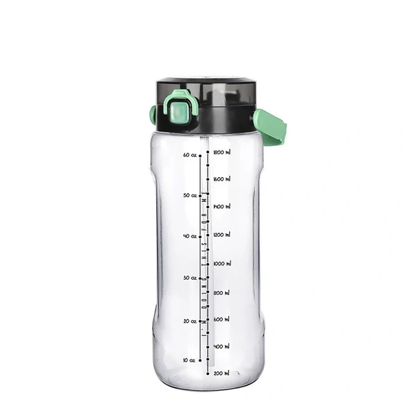 Şeffaf Matara - 2000 Ml - 67,6 Oz - Watermode Matara - Resim 2
