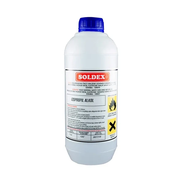 Soldex İzopropil Alkol 1 Lt - %99,9 Saf İpa ürün görseli 1