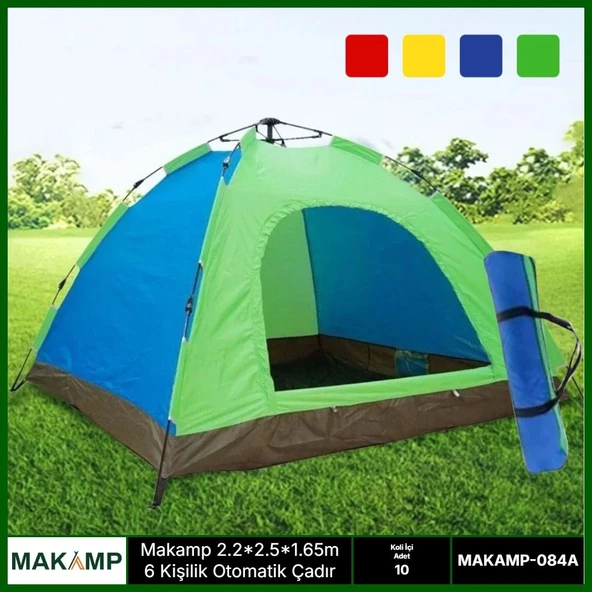 Makamp 6 Kişilik Otomatik Kurumlu Çadır ürün görseli 1