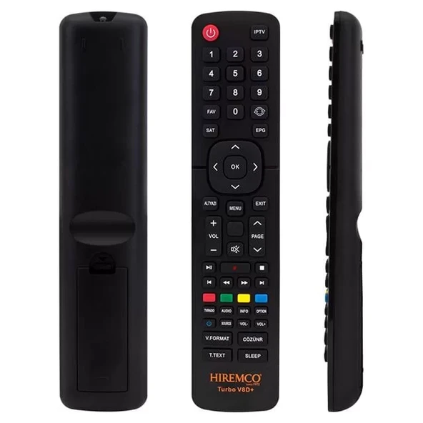 Hiremco Turbo V8D+ Uydu Alıcı Kumandası ürün görseli 1