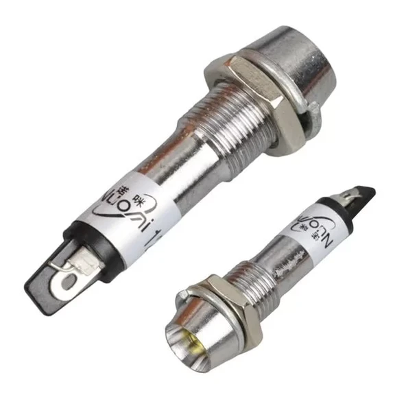 Ic-225 Sinyal Lambası Ø8Mm Metal 12 Volt ürün görseli 1