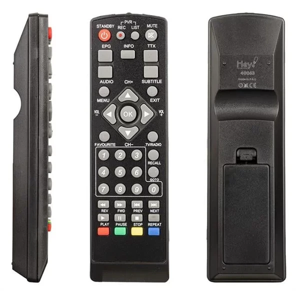 Hey Botech 2010 Hd7200 Fta Dsr-7150 Uydu Kumandası ürün görseli 1