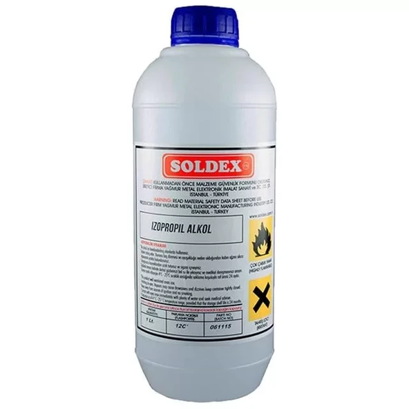 Soldex Izopropil 1 Lt. Alkol ürün görseli 1