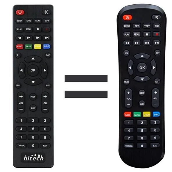 Korax Hitech Uydu Alıcı Kumandası ürün görseli 1