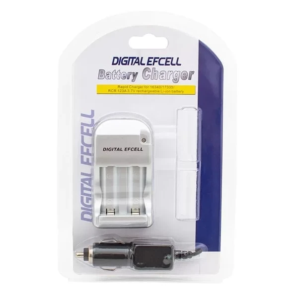 Digital Efcell 123A - 16340 - 17335 2’Li Ev Araç Pil - Resim 3
