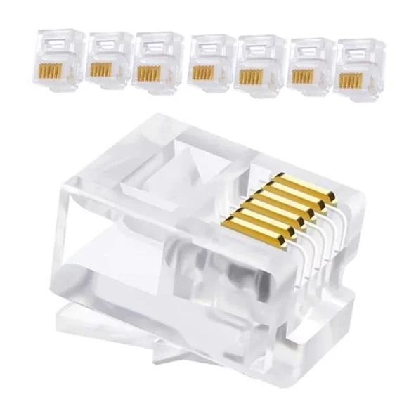 Telefon Soketi 6P/6C (100'Lü Paket) - Resim 4