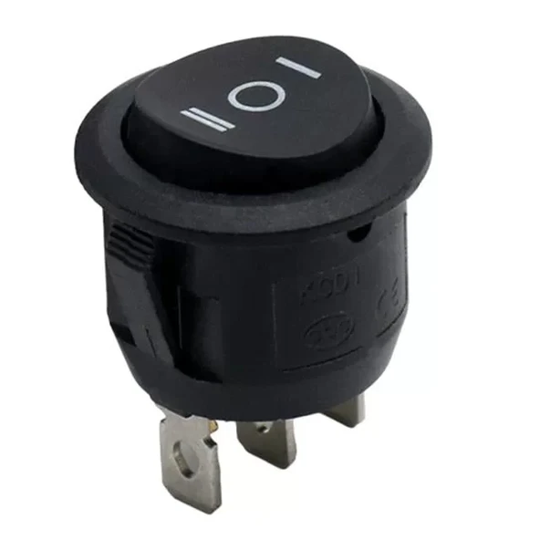 Ic-134 Yuvarlak Işıksız On-Off-On 3P Anahtar ürün görseli 1