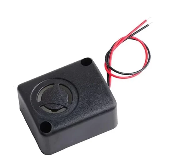 12 Volt Dc Devreli Kablolu Siren Ses Buzzer Ic-221A - Resim 3