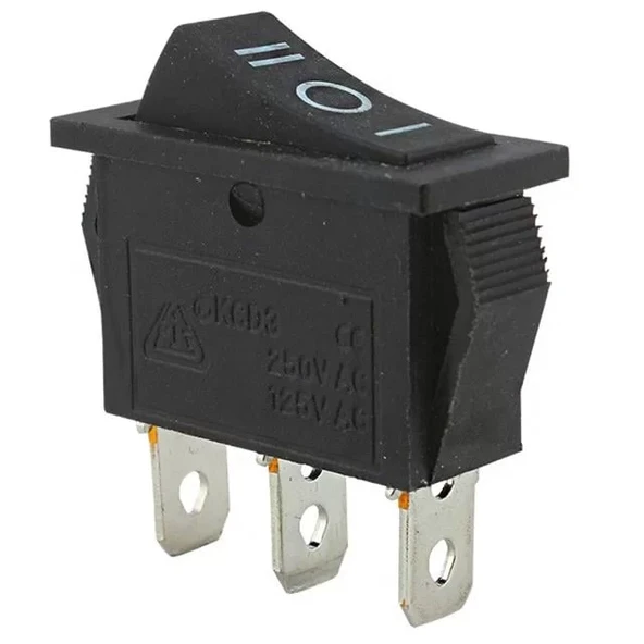 Ic-117 Dar Işıksız On-Off-On 3P Yaylı Anahtar ürün görseli 1