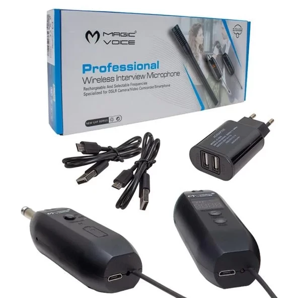 Magicvoice Mv-19603 Uhf Kamera Mikrofon - Resim 3