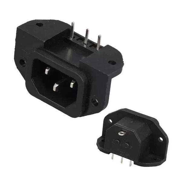 Ic-212C C14 Power Soket Erkek Kulaklı 90'C Pcb ürün görseli 1