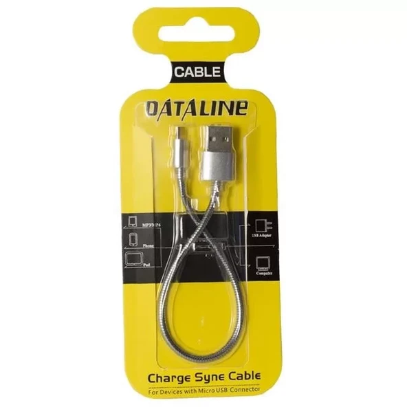 Dataline Micro Örgülü Kısa Kablosu - Resim 3