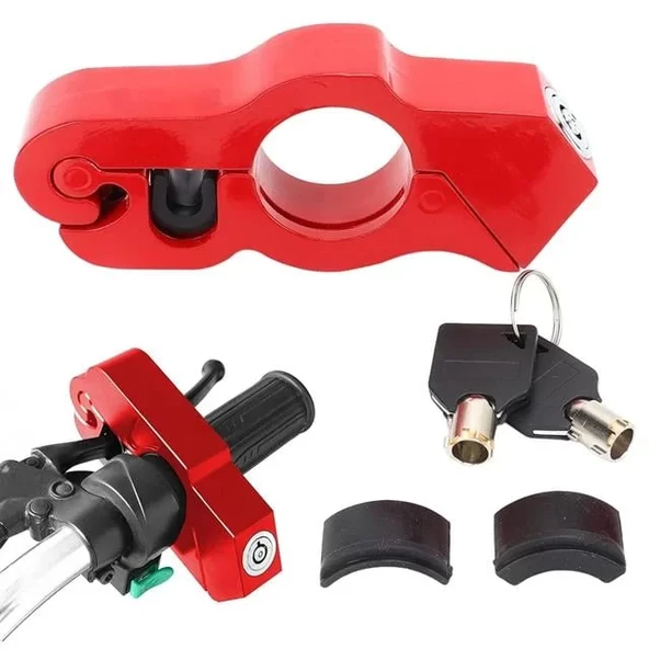 Pm-29081 Motosiklet Scooter Elcik Gidon Fren Kilidi Pratik Hırsızlık Emniyet Kilidi ürün görseli 1