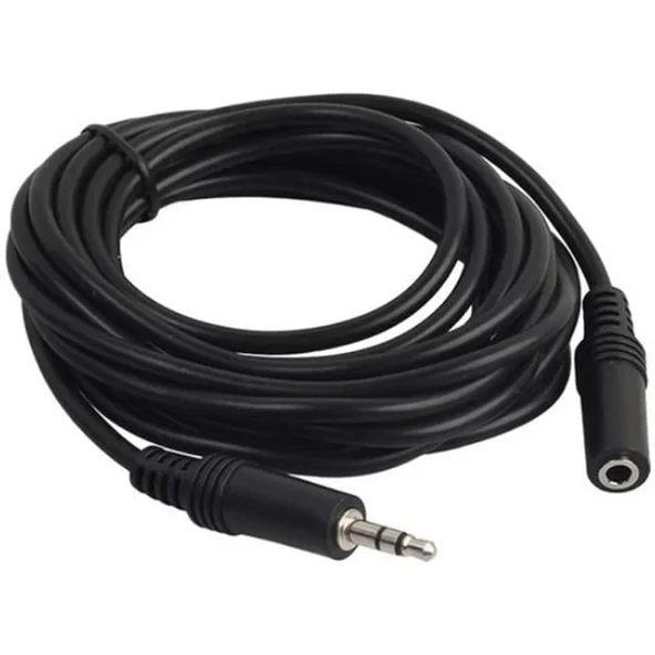 3.5 Mm Stereo Erkek/Dişi 5 Metre Uzatma Kablo ürün görseli 1