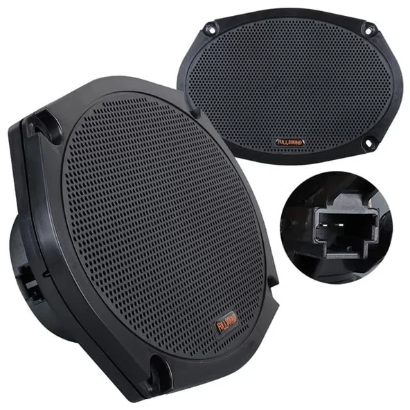 Fullsound K-6934 6X9'' 250 Watt 4 Ohm Oval Oto Hoparlör (2'Li Takım) ürün görseli 1