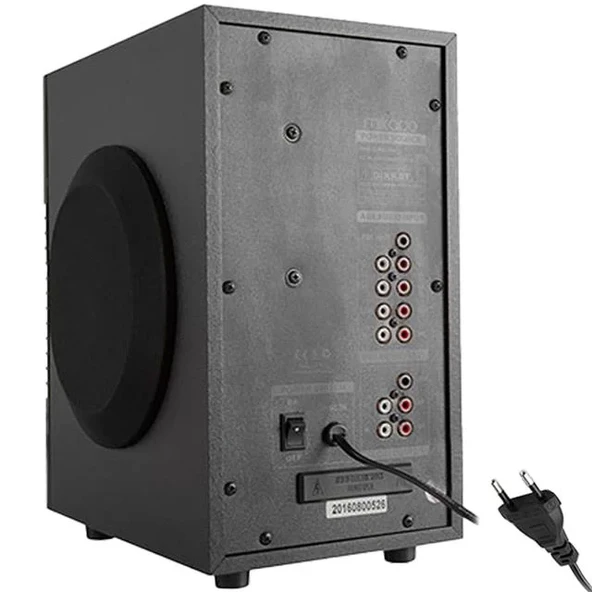 Md-856Bt Usb-Sd-Fm Destekli 5+1 Speaker - Resim 3