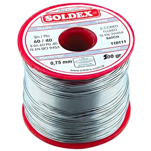 500 Gr Lehim 0,75 Mm Soldex ürün görseli 1