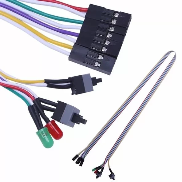 Pm-14367 Bilgisayar Pc Kasa Kablosu 65Cm (Power Led, Hdd Led, Reset Sw, Power Sw) ürün görseli 1