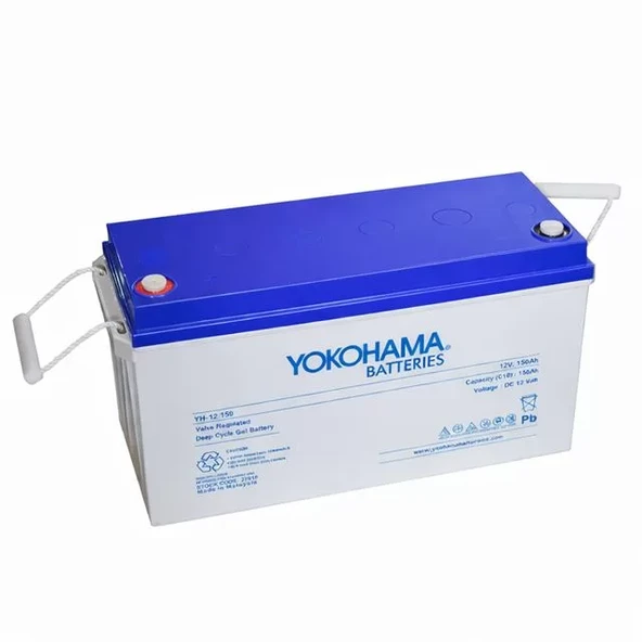 Yokohama Yh-27018 12V 150Ah Tam Bakımsız Deep Cycle Jel Akü (481X170X241Mm) ürün görseli 1