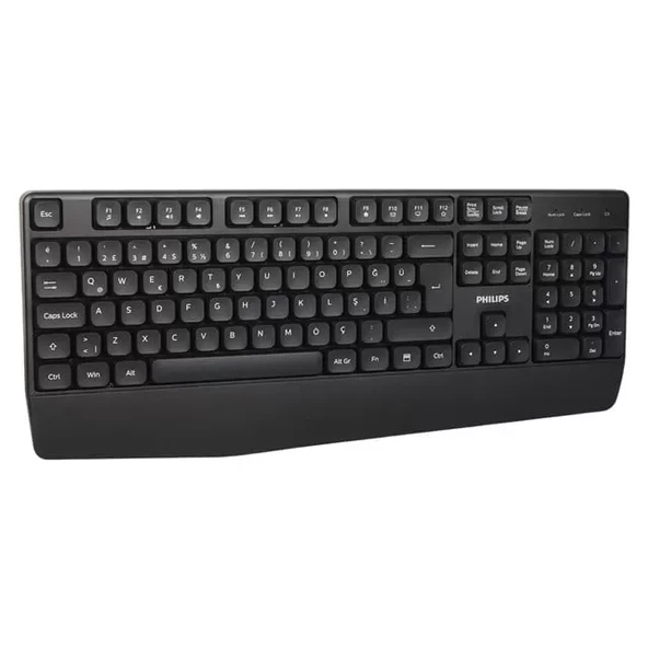 Spt6348B Usb Ofis Tipi Siyah Numpadli Türkçe Q Klavye Mouse Seti ürün görseli 1