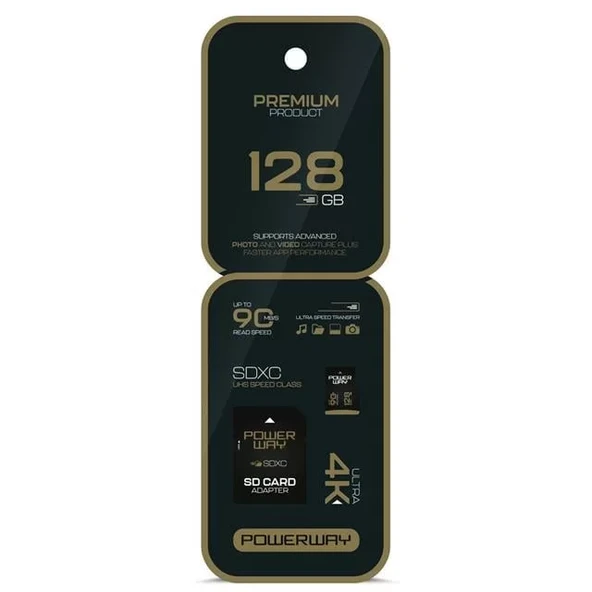 128 Gb 90Mb/S Hızlı Destekli Sdxc Hafıza Kartı ürün görseli 1