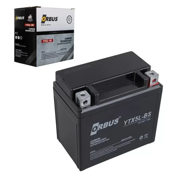 Ytx5L-Bs 12V 5A Motosiklet Aküsü (114 X 70 X 106 Mm) (1.8Kg) ürün görseli 1
