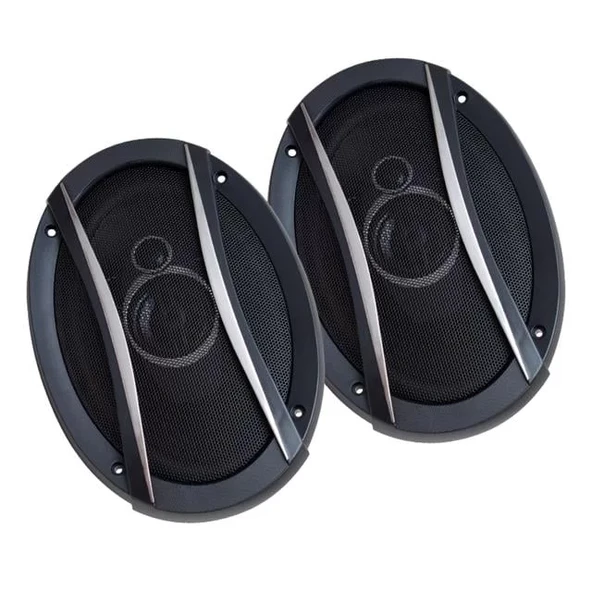 Leone Hr-6935Tw 1250 Watt 6 X 9 Kapaklı Çiftli Takım Oval Hoparlör ürün görseli 1
